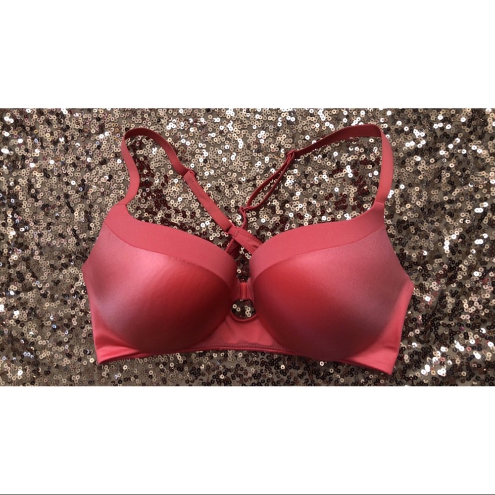 Coral Victoria’s Secret racer back bra